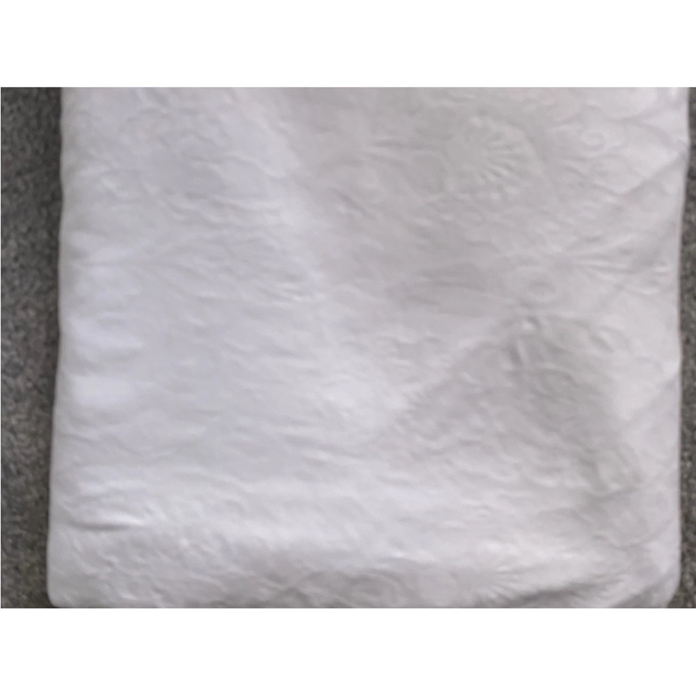 KING Duvet Cover & 2 Shams pillow covers Set Cotton White By Whitney Street - Picture 4 of 5